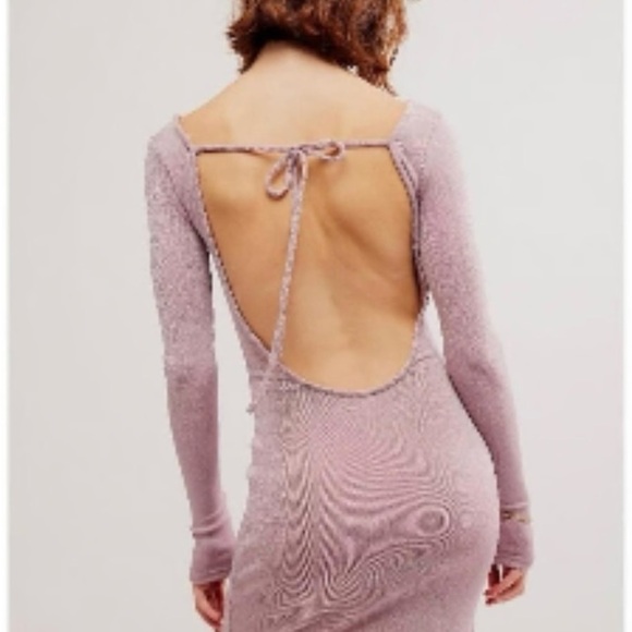 Free People purple mini Dress - Picture 3 of 9